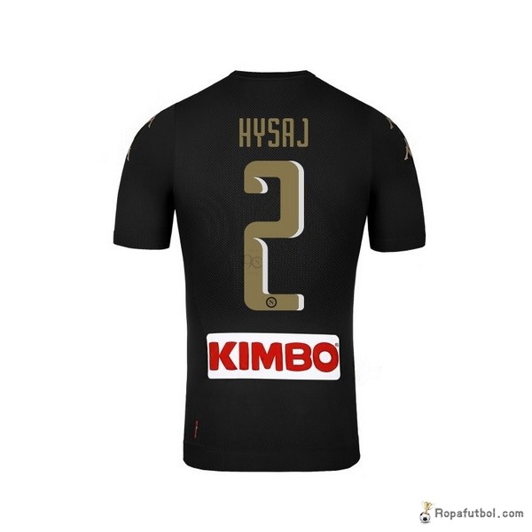 Camiseta Napoli Replica Tercera Ropa Hysaj 2016/17 Negro